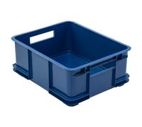 keeeper Caisse empilable Boîte Euro L 20 L plastique Bleu foncé