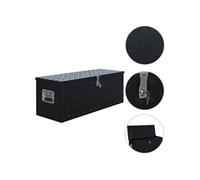 vidaXL Boîte en aluminium 1085 x 370 x 400 mm Noir