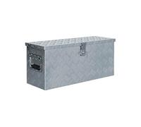 Boîte en aluminium - - 76,5 x 26,5 x 33 cm - Argenté - Résistante à la rouille - Durable