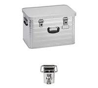 Boîte en aluminium Enders de 63 litres avec fermeture - Qualité supérieure - Avec joint d'étanchéité en caoutchouc - Utilisation polyvalente comme boîte de transport et de rangement