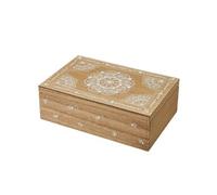 Boite en bois compartimentée Mandalas