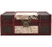 Boîte en bois de grande capacité, idéale pour ranger bijoux et articles de décoration de bureau