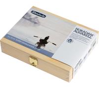 Boîte en bois Schmincke Horadam - NEBEL - 5 x 15 ml supergranulation - 74 885 097