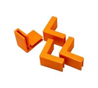 Boîte en carton à angle droit avec clip - Impression 3D - H | Boîte de rangement avec clips à angle droit, protection d'angle solide, design antidérapant, idéal pour les conteneurs de