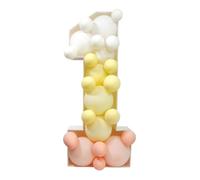Boîte en carton numéro à remplir Boîte de remplissage ballons géants, figurines d'anniversaire 93, 0-9, décor 18e, numéro 30, 40, 50, cadre, décoration(1)