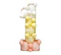 Boîte en carton numéro à remplir Boîte de remplissage ballons géants, figurines d'anniversaire 93, 0-9, décor 18e, numéro 30, 40, 50, cadre, décoration(1)