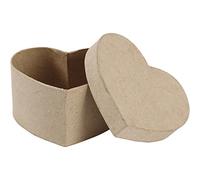 Boîte en forme de cœur, taille 11,5 x 11,5 cm, hauteur : 6 cm, 1 pièce.