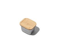 Boite en inox avec couvercle en bambou 450 ml compatible micro-ondes Yoko Design