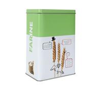 Boîte à Farine en Métal Ludique 18cm Vert
