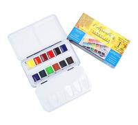 Sennelier Lot de 12 pochettes en étain métallisé pour aquarelle