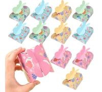 Boîte en papier pour bonbons de Pâques, boîte d'emballage en papier - avec serrure en forme de lapin | pour petits au chocolat, , nourriture, fête, pique-nique, festival