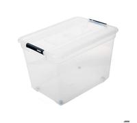 Boîte en plastique transparente 80L ""Solutions+"" - 5 five simply smart