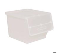 JJA Boîte de rangement Cara – 34 L, ouverture frontale, transparente