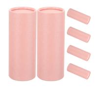 Boîte en Tube de Carton Ronde Rose pour Flacons D’huile Essentielle, 6 | Carton, Usage Cosmétique et Artisanat, Convient aux Bâtons D’parfum, Format Cylindrique Pratique