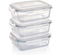 Boîte en verre, lot de 12 boîtes de conservation avec couvercle