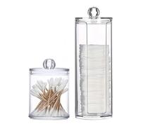 Boîte et Rangement Coton Tige Transparent en PET