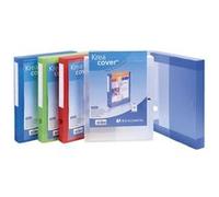 Chemise box translucide plastique personnalisable Exacompta Kreacover dos 4 cm - Coloris assortis