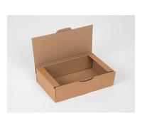 Boite expedition postale kraft brun petit format solide rigide renforts exterieurs montage facile