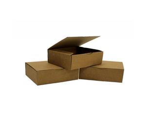 Boite expedition postale kraft brun petit format solide rigide renforts exterieurs montage facile