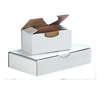 Boite expedition postale petit format solide rigide renforts exterieurs montage facile 20x14x7,5cm coloris