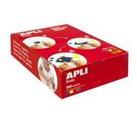 Boite gommettes rondes - 200 feuilles - 8 200 pièces - APLI AGIPA G