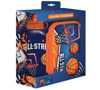 Boite goûter Basketball et gourde aluminium