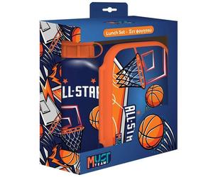 Boite goûter Basketball et gourde aluminium