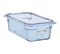 Boîte hermétique en ABS bleue sans BPA - Araven GN 1/4 - Plastique ABS NC G