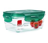 Boîte hermétique Ibili en Tritan 600 ml, verre vert transparent, 15 x 11 x 7 cm