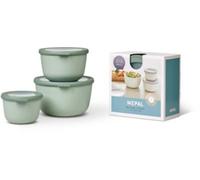 Boîte hermétique MEPAL 3 pièces Cirqula rond Nordic Sage