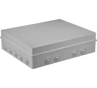 Boîte hermétique n/t 460x380x120 18 raccords IP55 gris S-BOX 806