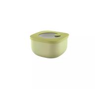 Guzzini - Kitchen Active Design, STORE&MORE BIO, Récipients hermétiques bas pour réfrigérateur/congélateur/four à micro-ondes (S) - Vert Avocat, 12,2 x 12,2 x h6,8 cm | 450cc - 170719253