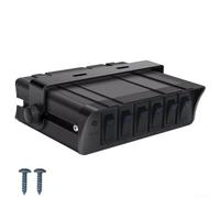 Boîte Interrupteur Auto 6 Boutons 40A Fusible Inclus | 6 voies, 12V DC, 40A total, boîtier pour aluminium, protection complète câblage