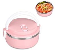 Boîte isotherme - Non spécifié - 700ML - Acier inoxydable - Rose - Rectangulaire