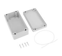 Boîte Jonction Boîte Jonction Rectangulaire étanche IP65, Boîtier ABS Boîtes Jonction électriques Boîtier Projet Extérieur avec Accessoires(158x90x60mm)