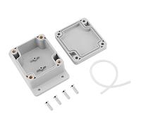 Boîte jonction IP65 ABS 89x59x35mm | Rectangulaire, étanche, boîtier extérieur avec accessoires, pour projets électriques.