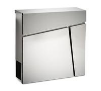 Boite lettres moderne Design V23 acier inoxydable Compartiment journaux poste
