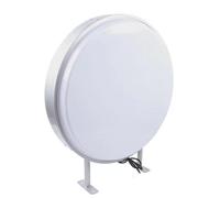 Boîte lumineuse extérieure à LED, ronde de 60 cm, étanche avec éclairage à économie d'énergie, pour enseignes de logo et publicités, blanche