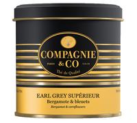 Boite Luxe Thé Noir Earl Grey Supérieur - Vrac 120 G - Compagnie & Co