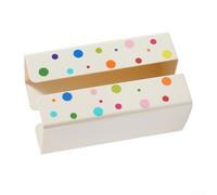 Boîte magnétique en plastique blanc pour réfrigérateur (adhésive) | Look moderne et élégant, améliore la décoration, taille 23,3 x 8,9 x 5,7 cm, facile à nettoyer, construction