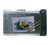 Lyra - Coffret métal de 36 crayons de couleur aquarellables Rembrandt - couleurs assorties