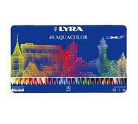 Boîte métal 48 crayons Lyra Aquacolor G
