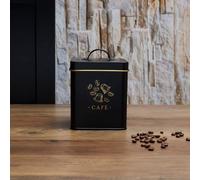 Boîte métal - cook concept - noir et doré - hermétique - élégante