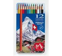 Crayon de couleur PRISMALO Aquarelle, 12 pièces
