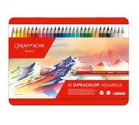 Boîte métal de 30 crayons de couleurs SUPRACOLOR® Soft Aquarelle - Caran d'Ache G