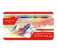 Boîte métal de 80 crayons de couleurs SUPRACOLOR® Soft Aquarelle - Caran d'Ache G