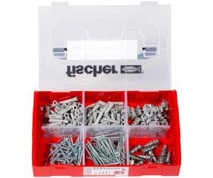 Boîte modulable FIXtainer tous matériaux FISCHER 534092 avec 240 chevilles UX, SX et GK avec vis