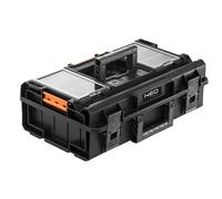 Neo Tools Module de rangement clipsable 84-255 Plastique Noir Couvercle transparent Taille 1