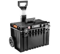 NEO TOOLS Boîte modulaire sur roulettes 84-266 Taille 3 Noir Clipsable