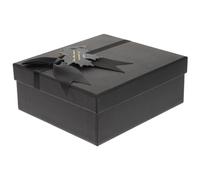 Boîte Noire de Noël en Papier, Coffret Présent Créatif | Étui D'emballage pour Fête, Style Créatif, Coloris Noir, Format Vide, Usage Saisonnier
